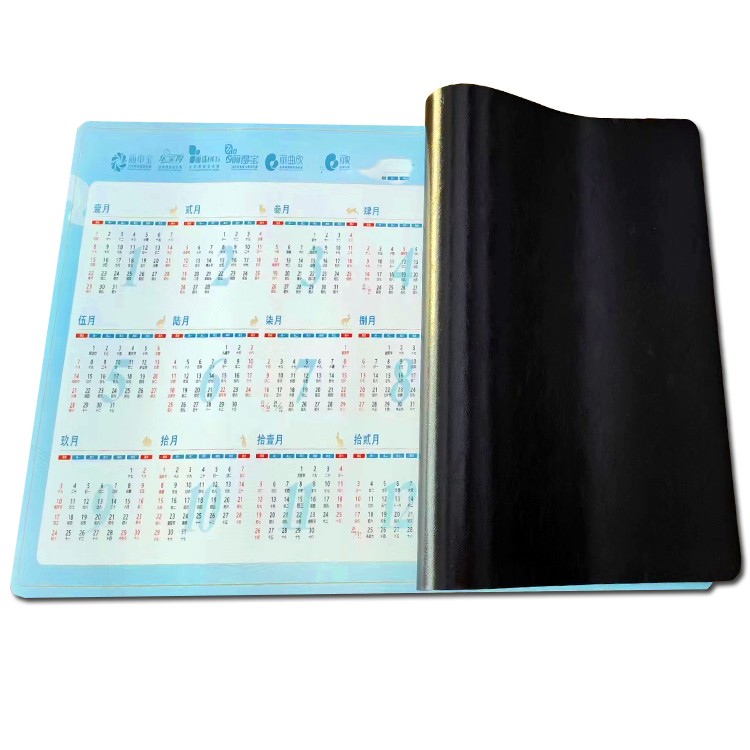 定制PVC+皮革鼠標(biāo)墊廣告電競(jìng)游戲墊辦公寫字桌墊杯墊地墊來圖定制